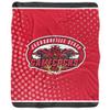 Jacksonville State University Blanket, 50"x60" Logo Dots, Silky Touch Sherpa Back Super Soft Throw Blanket view 2