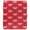 University of Hartford Blanket, 50"x60" Logo Pattern, Silky Touch Sherpa Back Super Soft Throw Blanket view 2