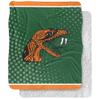 Florida A&M University Blanket, 50"x60" Logo Dots, Silky Touch Sherpa Back Super Soft Throw Blanket view 1