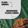 Florida A&M University Blanket, 50"x60" Logo Dots, Silky Touch Sherpa Back Super Soft Throw Blanket view 4