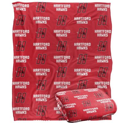 University of Hartford Blanket, 50"x60" Logo Pattern, Silky Touch Super Soft Throw Blanket