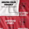 University of Hartford Blanket, 50"x60" Logo Pattern, Silky Touch Super Soft Throw Blanket view 4