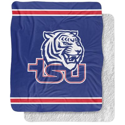 Tennessee State University Blanket, 50"x60" Primary Logo, Silky Touch Sherpa Back Super Soft Throw Blanket