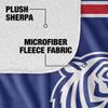 Tennessee State University Blanket, 50"x60" Primary Logo, Silky Touch Sherpa Back Super Soft Throw Blanket view 4