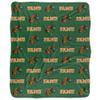 Florida A&M University Blanket, 50"x60" Logo Pattern, Silky Touch Sherpa Back Super Soft Throw Blanket view 2