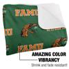 Florida A&M University Blanket, 50"x60" Logo Pattern, Silky Touch Sherpa Back Super Soft Throw Blanket view 3