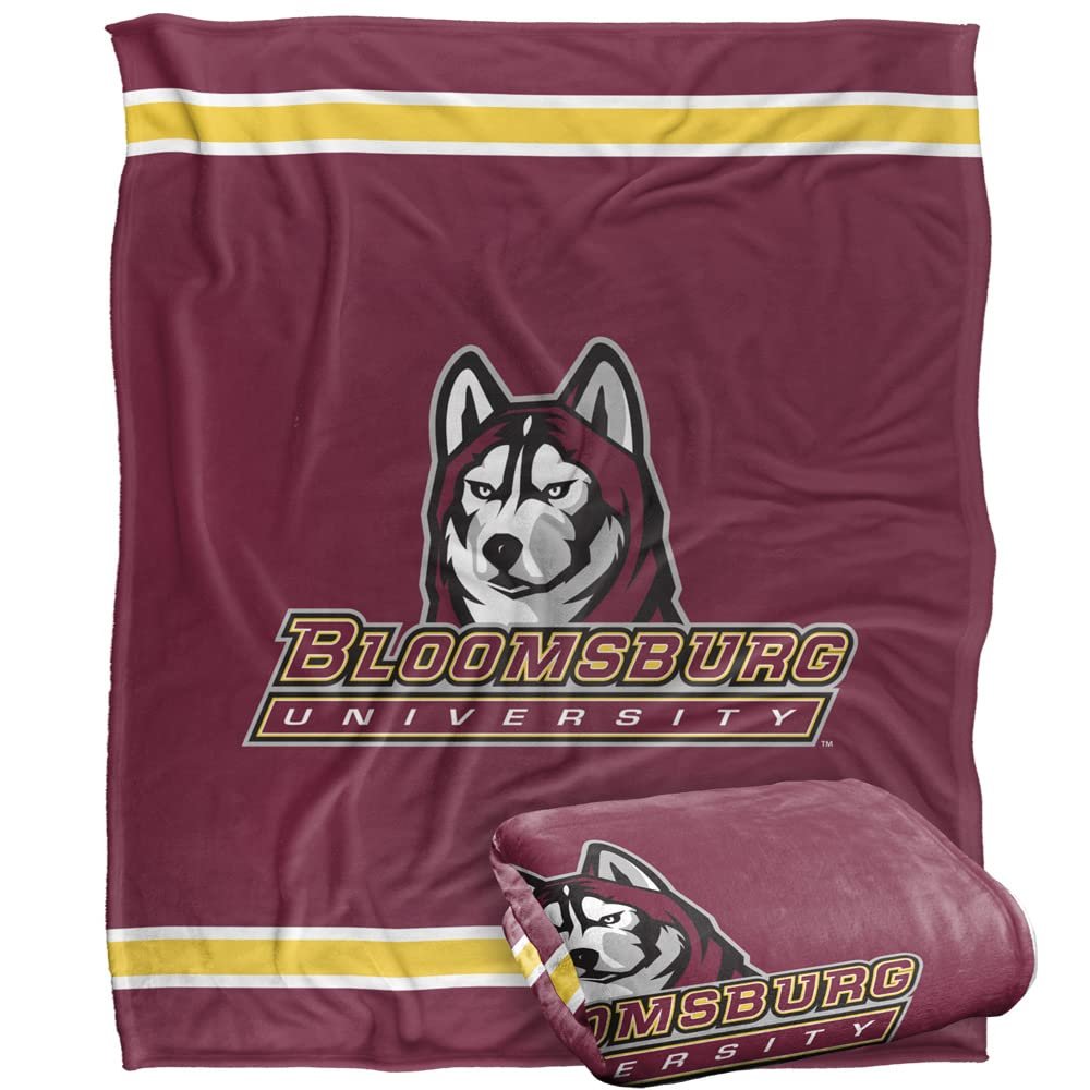 Bloomsburg University Blanket, 50"x60" Primary Logo, Silky Touch Super Soft Throw Blanket