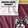 Bloomsburg University Blanket, 50"x60" Primary Logo, Silky Touch Super Soft Throw Blanket view 4