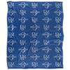 Franklin & Marshall College Blanket, 50"x60" Logo Pattern, Silky Touch Super Soft Throw Blanket view 2