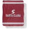 Santa Clara University Blanket, 50"x60" Primary Logo, Silky Touch Sherpa Back Super Soft Throw Blanket view 1