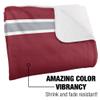 Santa Clara University Blanket, 50"x60" Primary Logo, Silky Touch Sherpa Back Super Soft Throw Blanket view 3