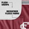 Santa Clara University Blanket, 50"x60" Primary Logo, Silky Touch Sherpa Back Super Soft Throw Blanket view 4