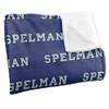 Spelman College Blanket, 50"x60" Logo Pattern, Silky Touch Super Soft Throw Blanket view 3