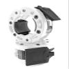 Clout Fitness Olympic Barbell Clamps Collars Quick Release Pair of Locking Weight Clips Fit 2 Inch Barbell for Weightlifting (White/Black) view 1