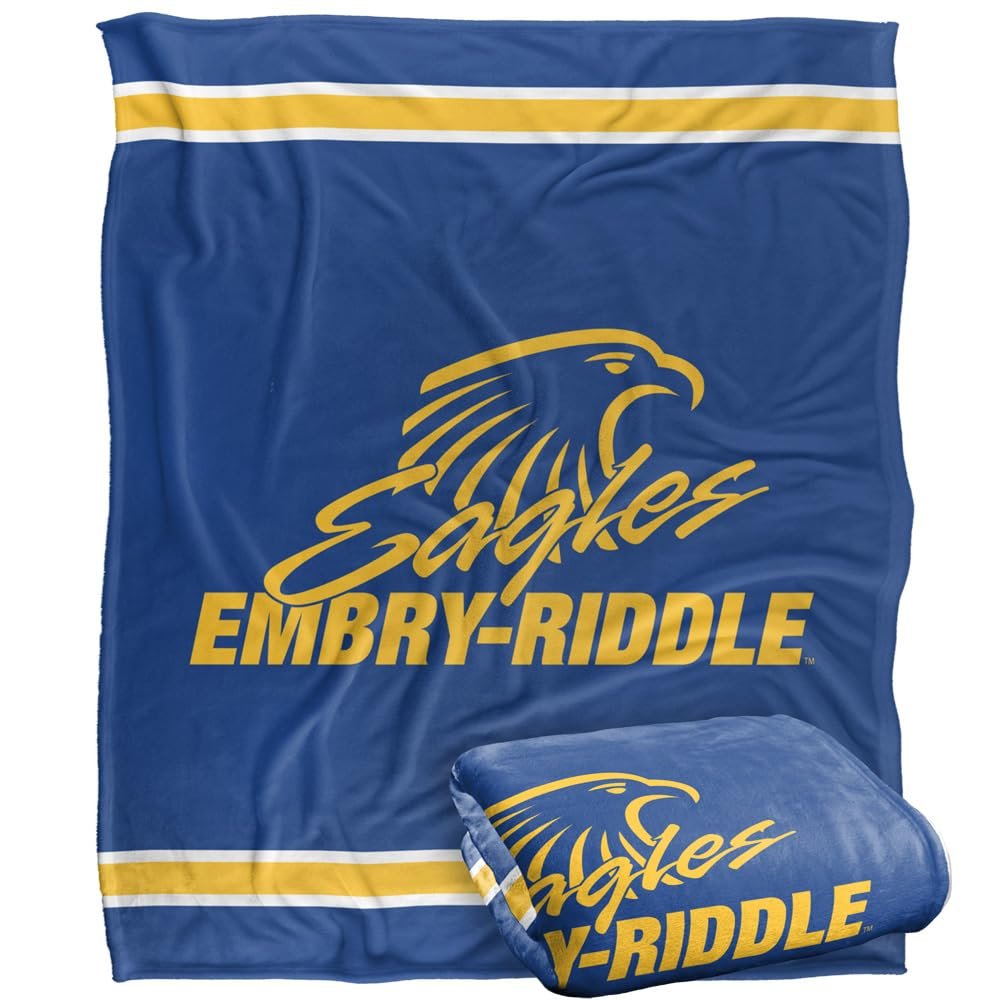 Embry-Riddle Aeronautical University-Daytona Blanket, 50"x60" Primary Logo, Silky Touch Super Soft Throw Blanket