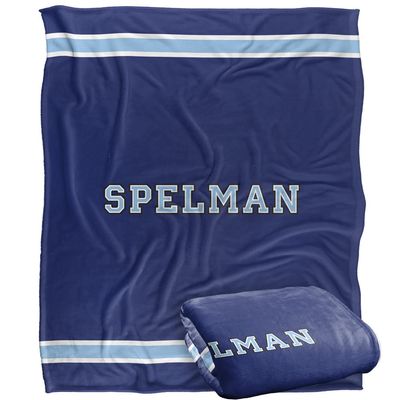 Spelman College Blanket, 50"x60" Primary Logo, Silky Touch Super Soft Throw Blanket