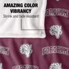 Fordham University Blanket, 50"x60" Logo Pattern, Silky Touch Super Soft Throw Blanket view 4