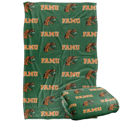 Florida A&M University Blanket, 36"x58" Logo Pattern, Silky Touch Super Soft Throw Blanket