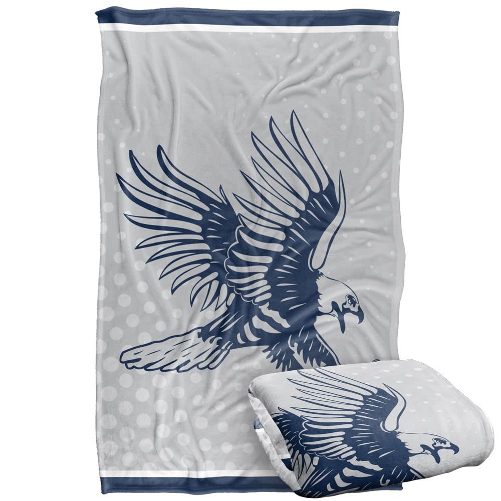 Dickinson State University Blanket, 36"x58" Logo Dots, Silky Touch Super Soft Throw Blanket