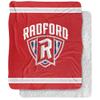 Radford University Blanket, 50"x60" Primary Logo, Silky Touch Sherpa Back Super Soft Throw Blanket view 1