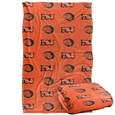 East Central University Blanket, 36"x58" Logo Pattern, Silky Touch Super Soft Throw Blanket