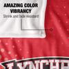 University of Lynchburg Blanket, 50"x60" Logo Dots, Silky Touch Super Soft Throw Blanket view 4
