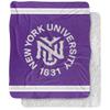 New York University Blanket, 50"x60" Primary Logo, Silky Touch Sherpa Back Super Soft Throw Blanket view 1