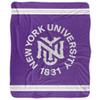 New York University Blanket, 50"x60" Primary Logo, Silky Touch Sherpa Back Super Soft Throw Blanket view 2