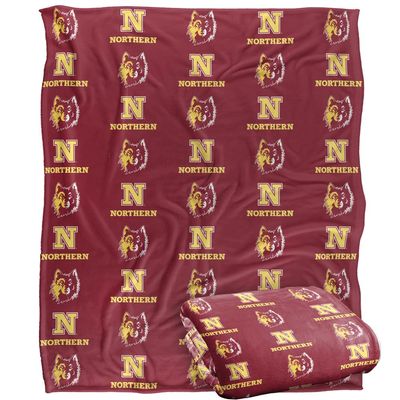 Northern State University Blanket, 50"x60" Logo Pattern, Silky Touch Super Soft Throw Blanket