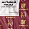 Northern State University Blanket, 50"x60" Logo Pattern, Silky Touch Super Soft Throw Blanket view 4
