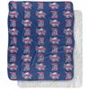 University of Detroit Mercy Blanket, 50"x60" Logo Pattern, Silky Touch Sherpa Back Super Soft Throw Blanket view 1