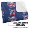 University of Detroit Mercy Blanket, 50"x60" Logo Pattern, Silky Touch Sherpa Back Super Soft Throw Blanket view 3