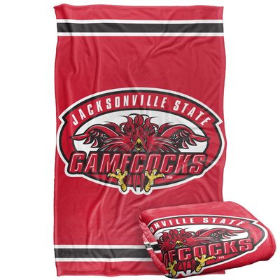 Jacksonville State University Blanket, 36"x58" Primary Logo, Silky Touch Super Soft Throw Blanket