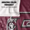 Bloomsburg University Blanket, 50"x60" Logo Dots, Silky Touch Super Soft Throw Blanket view 4