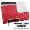 University of Hartford Blanket, 50"x60" Logo Dots, Silky Touch Sherpa Back Super Soft Throw Blanket view 3