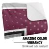 Fordham University Blanket, 50"x60" Logo Dots, Silky Touch Sherpa Back Super Soft Throw Blanket view 3