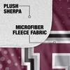 Fordham University Blanket, 50"x60" Logo Dots, Silky Touch Sherpa Back Super Soft Throw Blanket view 4