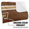 Lehigh University Blanket, 50"x60" Primary Logo, Silky Touch Sherpa Back Super Soft Throw Blanket view 3
