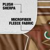 Lehigh University Blanket, 50"x60" Primary Logo, Silky Touch Sherpa Back Super Soft Throw Blanket view 4