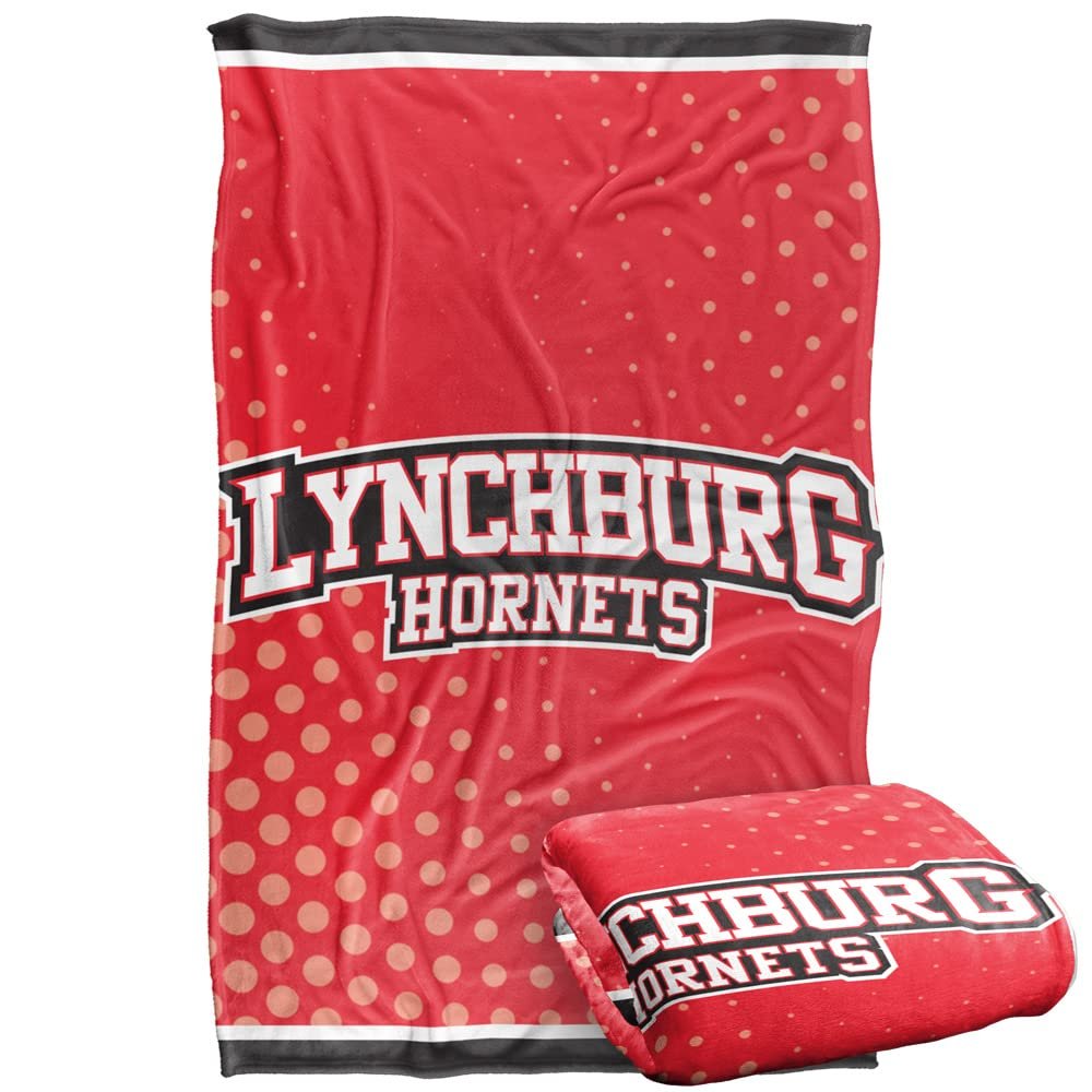University of Lynchburg Blanket, 36"x58" Logo Dots, Silky Touch Super Soft Throw Blanket