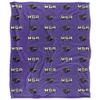 Middle Georgia State University Blanket, 50"x60" Logo Pattern, Silky Touch Super Soft Throw Blanket view 2