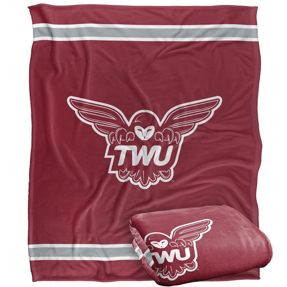 Texas Woman's University Blanket, 50"x60" Primary Logo, Silky Touch Super Soft Throw Blanket