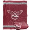 Texas Woman's University Blanket, 50"x60" Primary Logo, Silky Touch Super Soft Throw Blanket view 1
