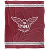 Texas Woman's University Blanket, 50"x60" Primary Logo, Silky Touch Super Soft Throw Blanket view 2