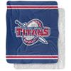 University of Detroit Mercy Blanket, 50"x60" Primary Logo, Silky Touch Sherpa Back Super Soft Throw Blanket view 1
