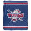 University of Detroit Mercy Blanket, 50"x60" Primary Logo, Silky Touch Sherpa Back Super Soft Throw Blanket view 2