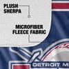 University of Detroit Mercy Blanket, 50"x60" Primary Logo, Silky Touch Sherpa Back Super Soft Throw Blanket view 4