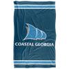 College of Coastal Georgia Blanket, 36"x58" Primary Logo, Silky Touch Super Soft Throw Blanket view 2