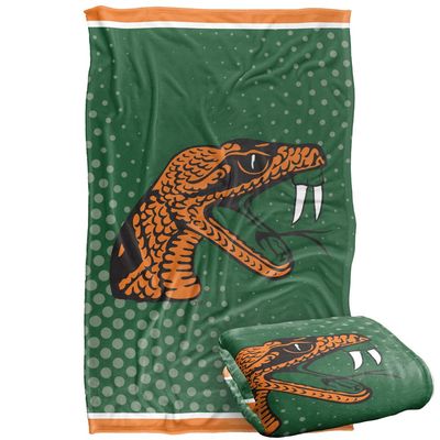 Florida A&M University Blanket, 36"x58" Logo Dots, Silky Touch Super Soft Throw Blanket