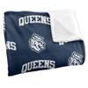 Queens University of Charlotte Blanket, 50"x60" Logo Pattern, Silky Touch Super Soft Throw Blanket view 3
